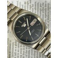 •Seiko 5 Automatic | Black Grid Dial | 7S26-3140 | Japan