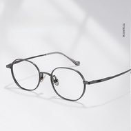 Pure Titanium Oval Frame Small Frame Glasses Small Face Glasses Frame Female 28025 Small Pupil Dista
