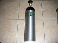 【高雄觀鯉水族批發】全新2.2公升CO2高壓鋁瓶  全尺寸