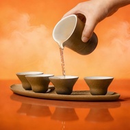 陶瓷功夫茶具套裝家用聚會泡茶壺帶茶盤