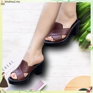 Women thick high Heels sandals perempuan kasut 6cm heels