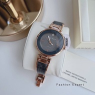 ✨ของแท้100%✨AK/2512 Anne Klein Women's Diamond-Accented Dial Bangle Watch