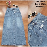 805-2 Premium Imported Jeans Skirt size M-3XL premium