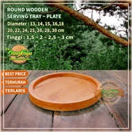 SangKayu Wooden Plate Pot Coaster Plate Coaster Bowl Coaster Mug Coaster