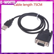E-WOITD 1Pc USB RS232 to DB 9-Pin Male Cable Adapter Converter Supports Win7-Win10 System Supports V