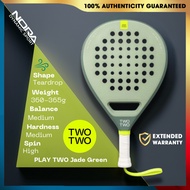 Two Two Play Two Jade Green Racket Padel Nora Dynamic Sport