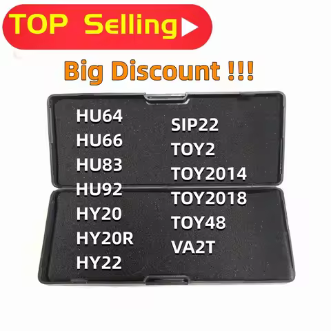 lishi 2 in 1 tool HU64 HU66 HU83 HU92 HY20 HY20R HY22 SIP22 TOY2 TOY2014 TOY2018 TOY48 VA2T Top sell