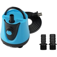850GPH 65W Submersible Water Pump, Quiet Bottom Suction Aquarium Pump, 10.5ft High Lift, 6.5ft Power
