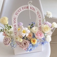 B1-2 Set of 4 flower arrangement bags, paper flower bags, flower wrapping as gifts Just For You