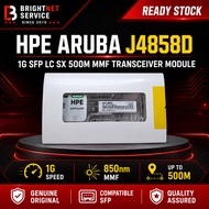 ORIGINAL HPE J4858D HPE Aruba 1G SFP LC SX 500m MMF Transceiver Multimode SFP Transceiver