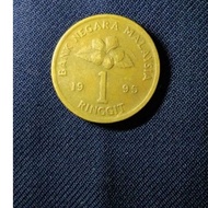 Syiling 1 Ringgit Malaysia KerisTahun 1995 Originall