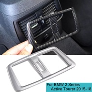 ABS Car Rear Air Conditioning Vent Frame Trim Cover Sticker For BMW 2 Series Active Tourer F45 F46 2