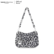 Louis Montini (ROAR 2000s) กระเป๋าสะพายข้างขนเฟอร์ลายเสือดาว 2000s ROAR01