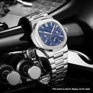 For Pa-tek Philippe Nautilus 5711 5726 Solid Stainless Steel Watch Strap Convex Metal Chain Watchban