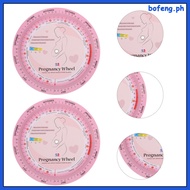 Gestational Chart 2 Pcs Age Wheel Fetal Size Estimator Analog Pregnancy Calculator  bofeng