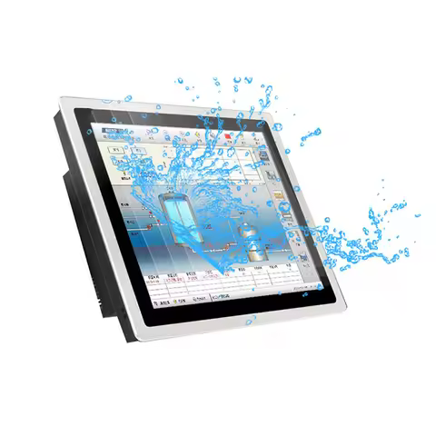 Industrial Touch LCD Display 10.1" 13.3" 15.6" 19 Inch IP65 waterproof front with VGA HDMI USB capac