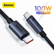 Baseus 100W USB Cable 2m/1m PD USB C to Type C Fast Charger Cable for Xiaomi Samsung MacBook iPad 5A