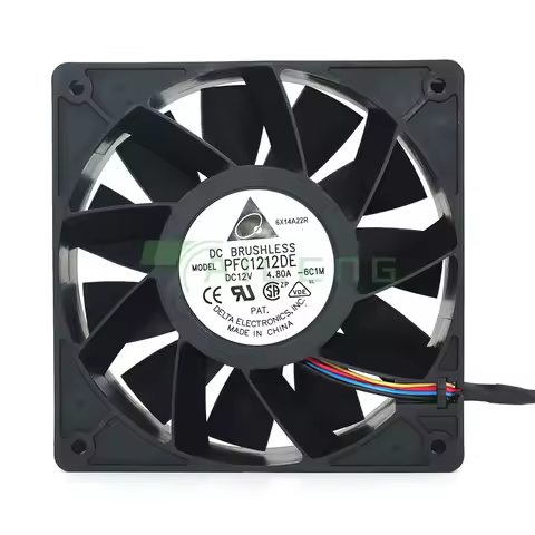 for Delta PFC1212DE DC 12V 4.8A 12038 120x120x38MM Ant S7 S9 D3 L3 E9 before and after cooling fan m