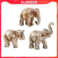 [Flameer] Resin Elephant Ornaments Figurines Creative Nordic Style Tabletop Decoration Elephant Stat