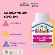 21st Century Co-Enzyme Q10 60mg (30 Capsules), Vegetarian Formula
