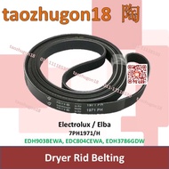 Electrolux Elba 7PH1971 7PH1971H 7PH 1971 Dryer Washing Machine Rubber Rib Belt Belting EDH903BEWA E