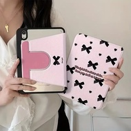 [Good Luck] 360°Rotating Tablet Case iPad7/8/9 Generation Protective Case 10.2/10.5 Inch Girl Bow Lo