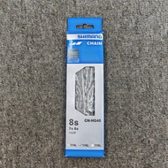 Genuine Shimano HG 40-8 speed bicycle chain 116 links Full box