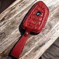 BMW 車鑰匙皮套 鱷魚鱷魚皮