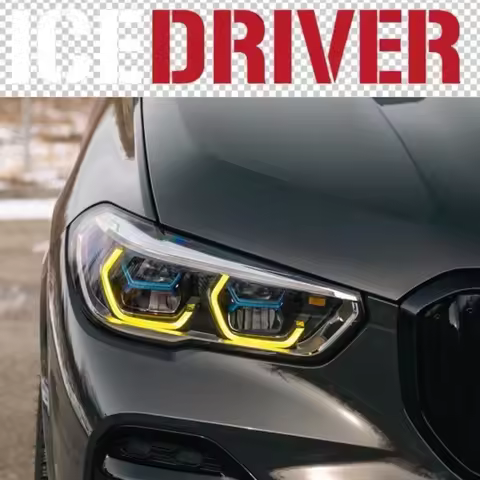 Icedriver for BMW X5 X6 X5M F95 CSL Yellow DRL multicolor LED boards F15 F16 G05 G18 G06 daytime run