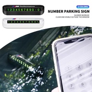 Car Styling Temporary Parking Card Phone Number Card Plate For BMW M E34 E36 E60 E90 E46 F10 F20 F30