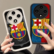 Q-11 FC-Barcelona Black white Case for Xiaomi Redmi 14C Note 9 POCO C75 M2