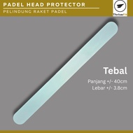 Padel Head Protector Transparent Padel Racket Protector/ - Flat Surface