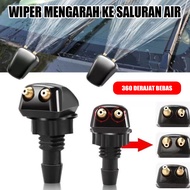 Car Windshield Wiper Nozzle Universal Car Nozzle 360 Adjustable Wiper Nozzle