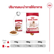 [ยกกล่อง 10 ซอง] Royal Canin Medium Adult Pouch Gravy โรยัล คานิน อาหารเปียกสุนัขโต พันธุ์กลาง อายุ 