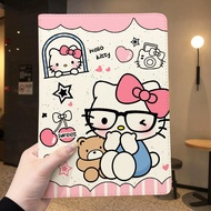 24 Hours iPad Air4 Protective Case shy Kitty Air7/6 pink 360 Rotation gen12 Gen11 Suitable For Air8 