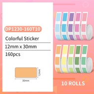 10rollsadhesive Thermal Sticker Paper For Phomemo D30/D30pro label maker