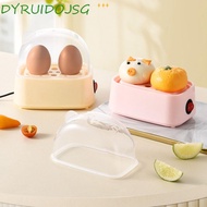 DYRUIDOJSG Egg Cooker, Rapid Multi Function Electric Eggs Boiler, Egg Maker Portable Auto-Off 2 Eggs