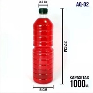 TKKH 1L WATER BOTTLE 1000ML BOTTLE REFILLABLE WATER PLASTIC BOTTLE ICE BOTTLE DRINK BOTTLE