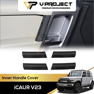 iCAUR iCAR V23 (2025-2027) Inner Handle Carbon Cover Protector Door Handle Cover Trim Fit V Project 