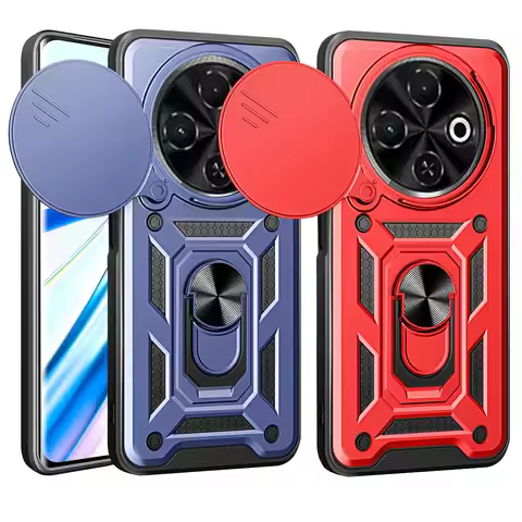 Camera protect case for Tecno Spark 30C TECNO SPARK 30C Armor Hybrid Ring Back Cover
