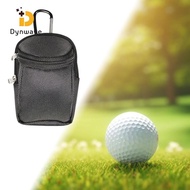 Dynwave chulisia Golf Ball Pouch Golf Ball Carry Bag with Carabiner Belt Waist Bag Small Golf Ball Carrying Case Golf Sports Accessory