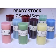 Block Candle / Red Block Candle / White Block Candle / Pillar Candle / Big Candle / Color Candle