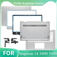 For Inspiron 14 5490 5498 NEW Laptop LCD Back Cover/Front Bezel/Palmrest/Bottom Case Hinges Rear C4V