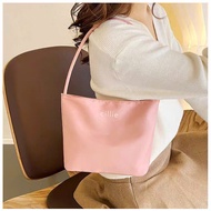 Cillie Women's Handbag Waterproof Fabric with Button Pink