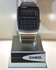 CASIO Data Bank 電話備忘錄 計數機 五年電池壽命 不鏽鋼錶帶 黑銀色 CA506 CA-506 CA-506-1 CA-506-1U 有現貨