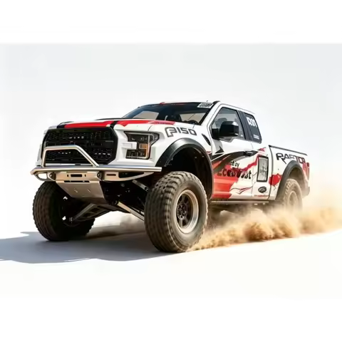 For Traction Hobby KM F150 Ford Raptor 1/8 RC Crawler Aluminum Front Bumper, Metal Bull Bar Upgrade 