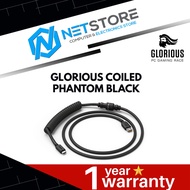 GLORIOUS COILED CABLE - PHANTOM BLACK - GLO-CBL-COIL-BLACK