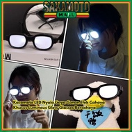 CAHAYA BR352 Effect-Special LED Light-Up Glasses Cool Light Unisex Luminous Men's Conan Style for Gl