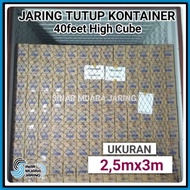 40feet High Cube Container Cover Net 45feet 2.5mx3m/ Container Net/ container goods net Container li