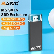 MAIWO 2230 2240 M.2 SATA NGFF SSD Enclosure Case M.2 to USB 3.0 5Gbps Aluminum USB A to SATA PCIe Ex